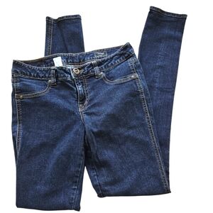 GENUINE VOLCOM BRAND JEANS Legging Fit Dark Wash Denim Juniors Size 9 29" Inseam